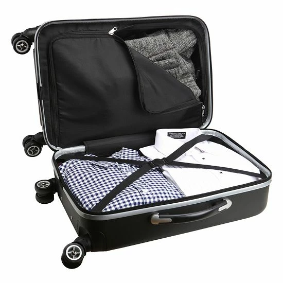 Denco Northeastern Huskies 19.5-inch Hardside Spinner Carry-On Navy 4 Denco Northeastern Huskies 19.5-inch Hardside Spinner Carry-On Navy - Image 2