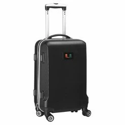 Denco Miami Hurricanes 19 1/2-in. Hardside Spinner Carry-On Silver -Denco shop unnamed file 1242