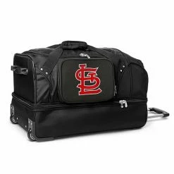 Denco St. Louis Cardinals 27-Inch Rolling Duffel Bag