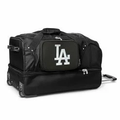 Denco Los Angeles Dodgers 27-Inch Rolling Duffel Bag