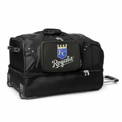 Denco Kansas City Royals 27-Inch Rolling Duffel Bag
