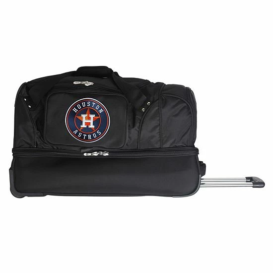 Denco Houston Astros 27-Inch Rolling Duffel Bag 3 Denco Houston Astros 27-Inch Rolling Duffel Bag