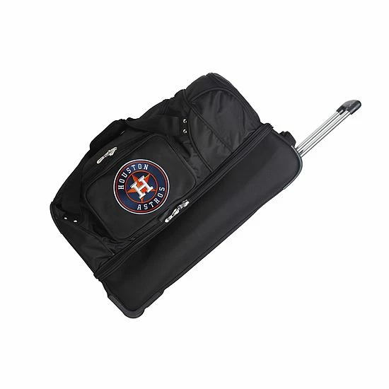 Denco Houston Astros 27-Inch Rolling Duffel Bag 4 Denco Houston Astros 27-Inch Rolling Duffel Bag - Image 2