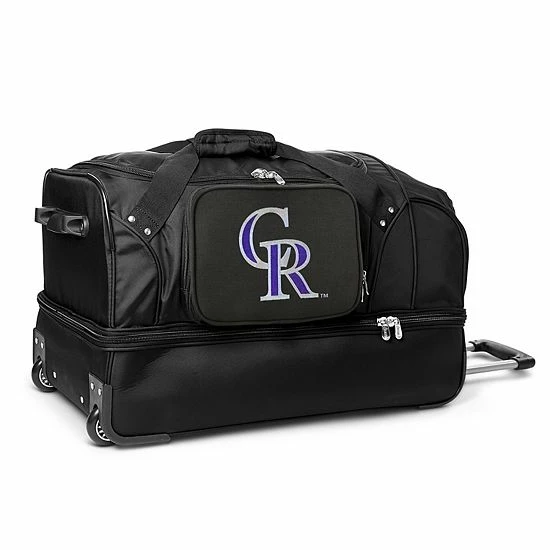 Denco Colorado Rockies 27-Inch Rolling Duffel Bag 3 Denco Colorado Rockies 27-Inch Rolling Duffel Bag