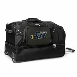 Denco Utah Jazz 27-Inch Rolling Duffel Bag