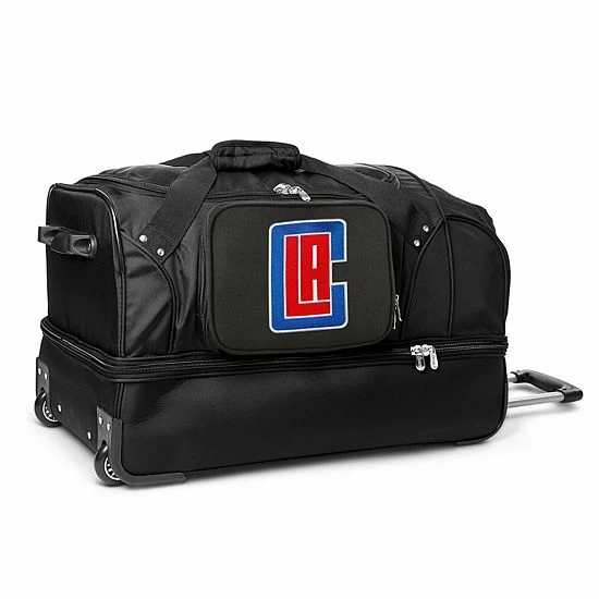 Denco Los Angeles Clippers 27-Inch Rolling Duffel Bag 3 Denco Los Angeles Clippers 27-Inch Rolling Duffel Bag