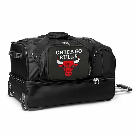Denco Chicago Bulls 27-Inch Rolling Duffel Bag 3 Denco Chicago Bulls 27-Inch Rolling Duffel Bag