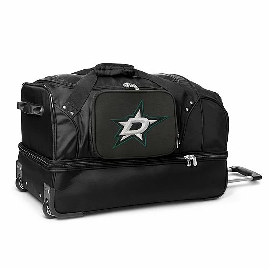 Denco Dallas Stars 27-Inch Rolling Duffel Bag 3 Denco Dallas Stars 27-Inch Rolling Duffel Bag