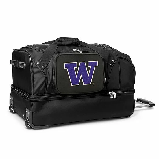 Denco Washington Huskies 27-Inch Rolling Duffel Bag 3 Denco Washington Huskies 27-Inch Rolling Duffel Bag
