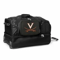 Denco Virginia Cavaliers 27-Inch Rolling Duffel Bag