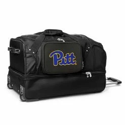 Denco Pitt Panthers 27-Inch Rolling Duffel Bag