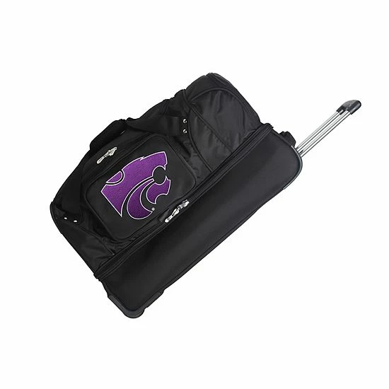Denco Kansas State Wildcats 27-Inch Rolling Duffel Bag 4 Denco Kansas State Wildcats 27-Inch Rolling Duffel Bag - Image 2