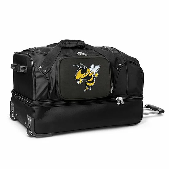 Denco Georgia Tech Yellow Jackets 27-Inch Rolling Duffel Bag 3 Denco Georgia Tech Yellow Jackets 27-Inch Rolling Duffel Bag