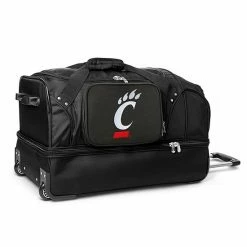 Denco Cincinnati Bearcats 27-Inch Rolling Duffel Bag