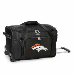 Denco Denver Broncos 22-Inch Wheeled Duffel Bag