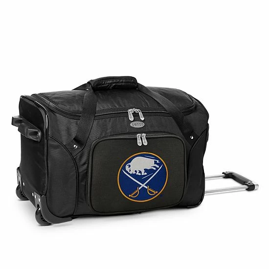 Denco Buffalo Sabres 22-Inch Wheeled Duffel Bag 3 Denco Buffalo Sabres 22-Inch Wheeled Duffel Bag