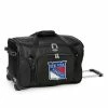 Denco New York Rangers 22-Inch Wheeled Duffel Bag