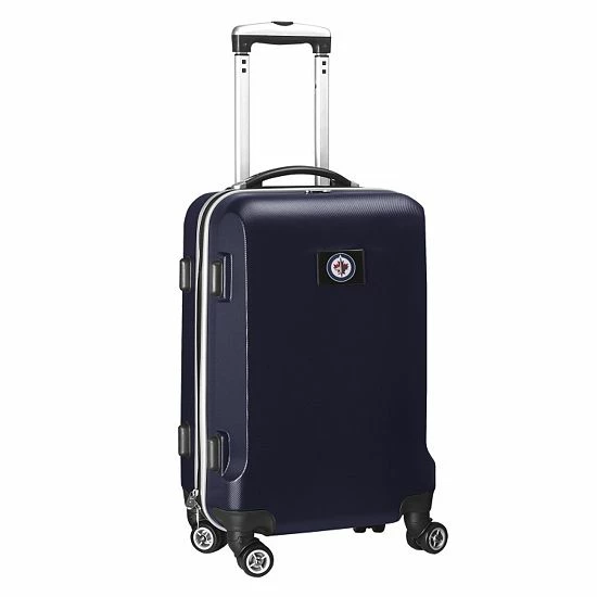 Denco Winnipeg Jets 19.5-inch Hardside Spinner Carry-On Navy 11 Denco Winnipeg Jets 19.5-inch Hardside Spinner Carry-On Navy - Image 9