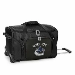 Denco Vancouver Canucks 22-Inch Wheeled Duffel Bag