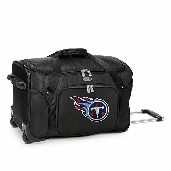Denco Tennessee Titans 22-Inch Wheeled Duffel Bag 3 Denco Tennessee Titans 22-Inch Wheeled Duffel Bag