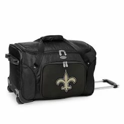 Denco New Orleans Saints 22-Inch Wheeled Duffel Bag
