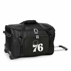 Denco Philadelphia 76ers 22-Inch Wheeled Duffel Bag