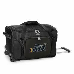 Denco Utah Jazz 22-Inch Wheeled Duffel Bag