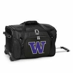 Denco Washington Huskies 22-Inch Wheeled Duffel Bag