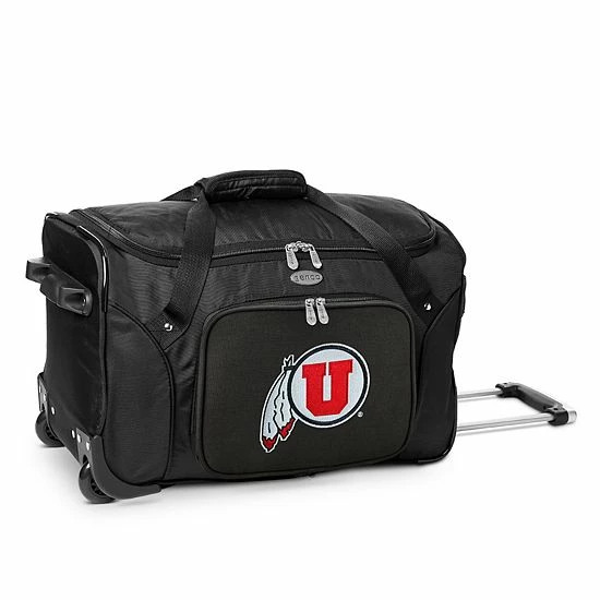 Denco Utah Utes 22-Inch Wheeled Duffel Bag 3 Denco Utah Utes 22-Inch Wheeled Duffel Bag