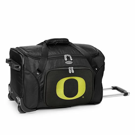 Denco Oregon Ducks 22-Inch Wheeled Duffel Bag 3 Denco Oregon Ducks 22-Inch Wheeled Duffel Bag