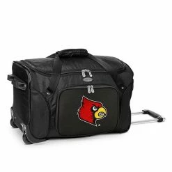 Denco Louisville Cardinals 22-Inch Wheeled Duffel Bag