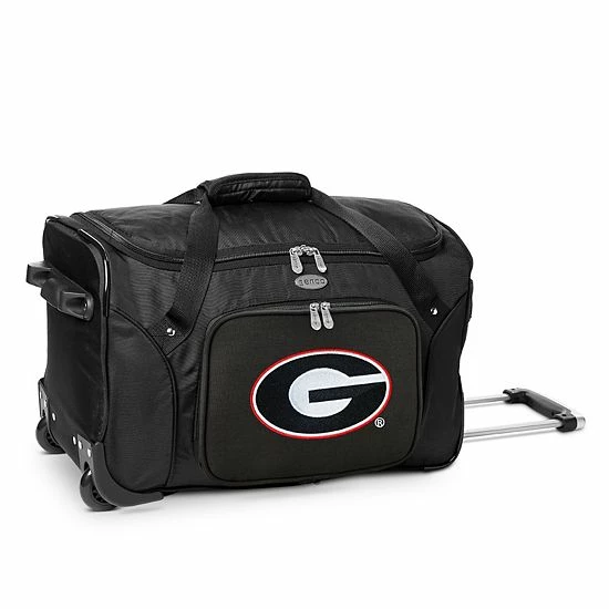 Denco Georgia Bulldogs 22-Inch Wheeled Duffel Bag 3 Denco Georgia Bulldogs 22-Inch Wheeled Duffel Bag