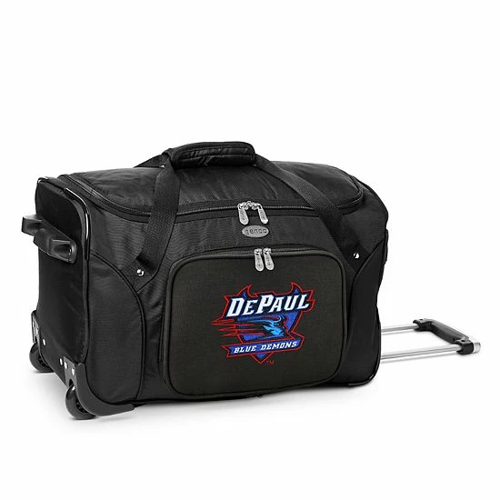 Denco DePaul Blue Demons 22-Inch Wheeled Duffel Bag 3 Denco DePaul Blue Demons 22-Inch Wheeled Duffel Bag