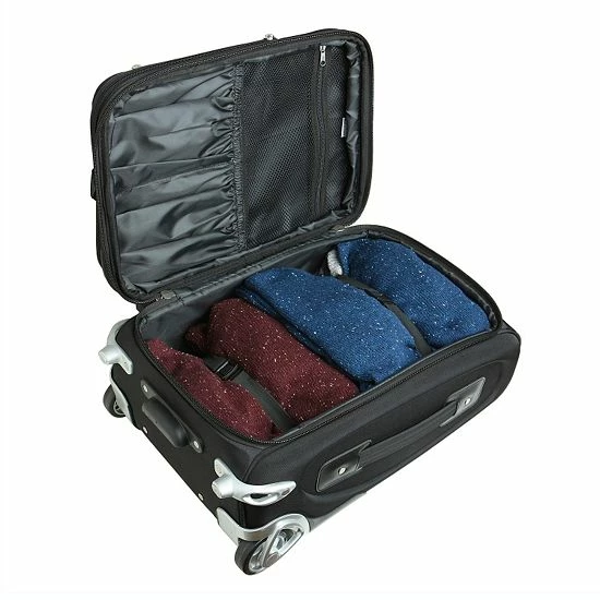 Denco Brooklyn Nets 20.5-inch Wheeled Carry-On 4 Denco Brooklyn Nets 20.5-inch Wheeled Carry-On - Image 2