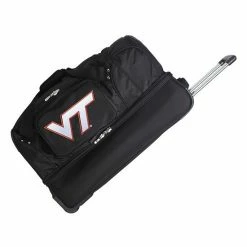 Denco Virginia Tech Hokies 26-in. Wheeled Drop-Bottom Duffel Bag
