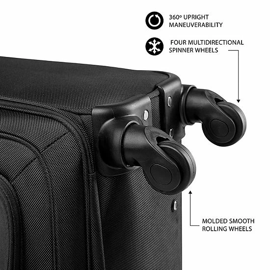 Denco Dallas Stars 16-inch Laptop Wheeled Business Case 5 Denco Dallas Stars 16-inch Laptop Wheeled Business Case - Image 3