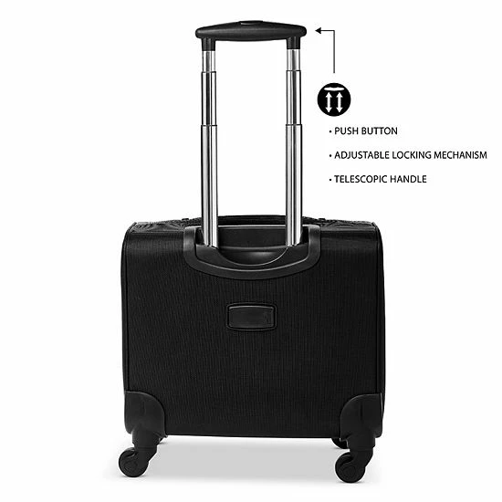 Denco Dallas Stars 16-inch Laptop Wheeled Business Case 7 Denco Dallas Stars 16-inch Laptop Wheeled Business Case - Image 5