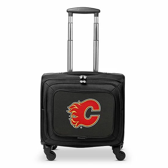 Denco Calgary Flames 16-in. Laptop Wheeled Business Case 3 Denco Calgary Flames 16-in. Laptop Wheeled Business Case