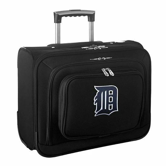 Denco Detroit Tigers 16-in. Laptop Wheeled Business Case 3 Denco Detroit Tigers 16-in. Laptop Wheeled Business Case