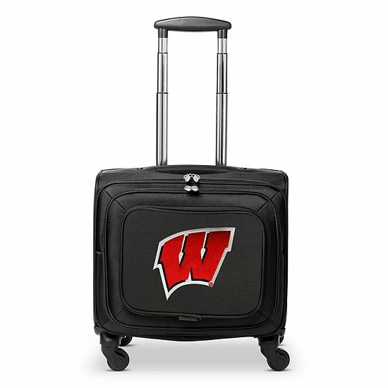Denco Wisconsin Badgers 16-in. Laptop Wheeled Business Case 3 Denco Wisconsin Badgers 16-in. Laptop Wheeled Business Case