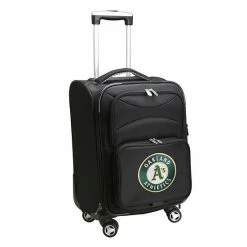 Denco Oakland A's 20-in. Expandable Spinner Carry-On