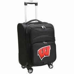 Denco Wisconsin Badgers 20-in. Expandable Spinner Carry-On