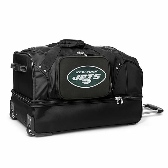 Denco New York Jets 27-in. Wheeled Drop-Bottom Duffel Bag 3 Denco New York Jets 27-in. Wheeled Drop-Bottom Duffel Bag