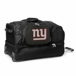 Denco New York Giants 27-in. Wheeled Drop-Bottom Duffel Bag